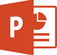 Microsoft PowerPoint 2013 logo.svg