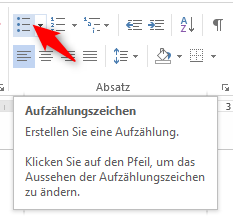 Aufzaehlungszeichen
