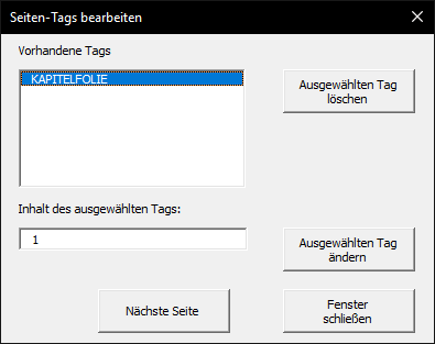 PPT Seiten Tags anzeigen