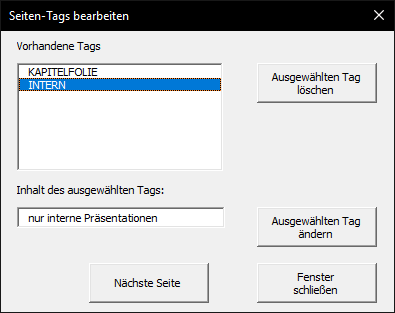 PPT Seiten Tags festlegen 3